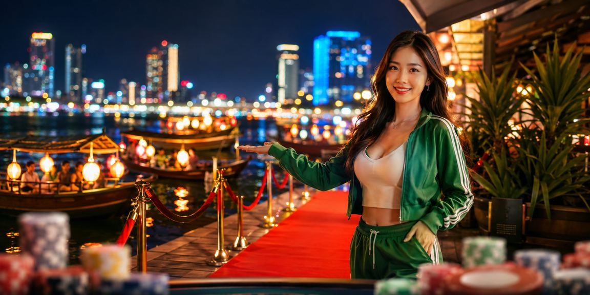 Người chơi theo dõi kết quả cá cược tại bãi biển Đà Nẵng buổi chiều tà