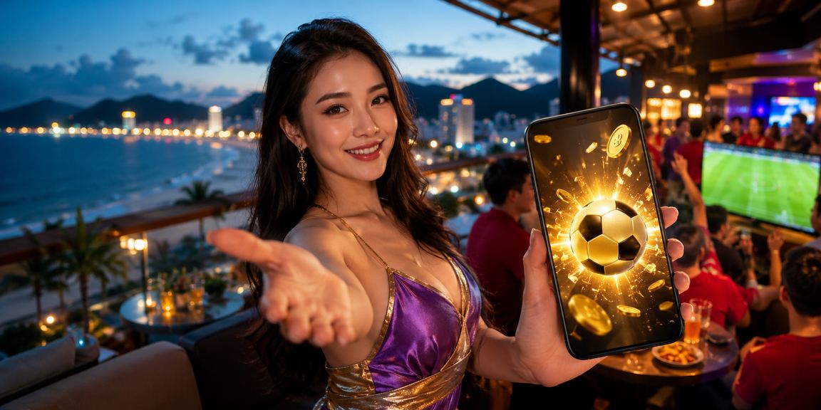 Người dùng trải nghiệm cá cược trực tuyến bên bờ biển Đà Nẵng