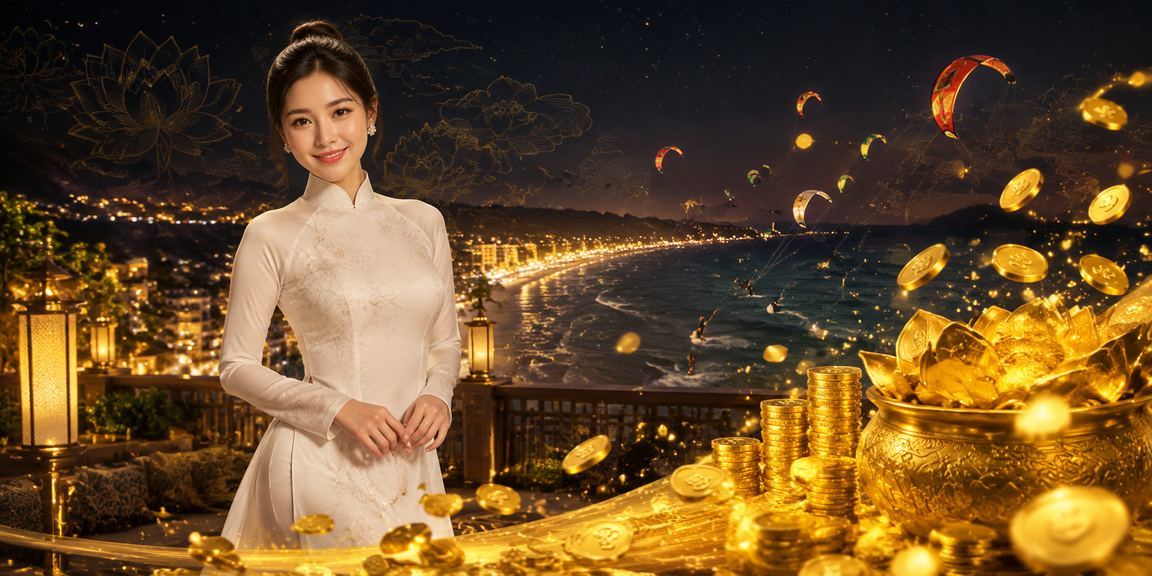 Người dùng đăng ký và nhận thưởng VIP tại bãi biển Mũi Né