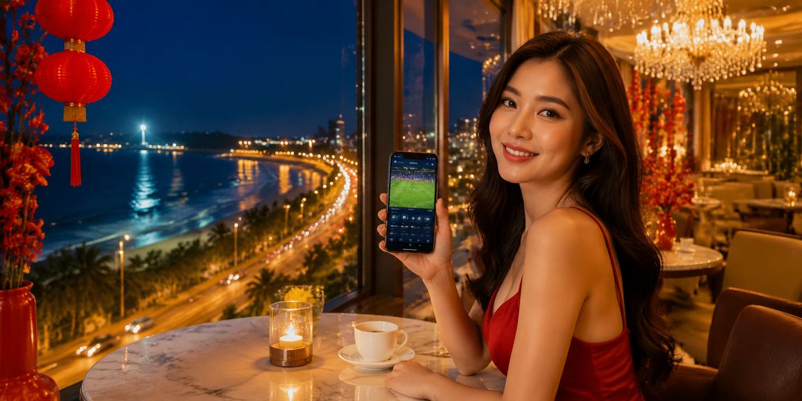 Người theo dõi kèo thể thao tại quán cà phê Phan Thiết buổi chiều