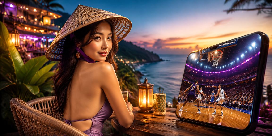 Người theo dõi kết quả bóng rổ và phân tích kèo tại Sapa với nón lá truyền thống