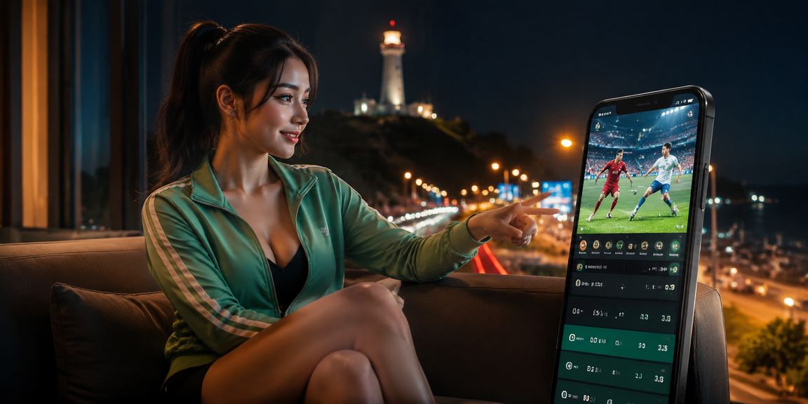 Người dùng trải nghiệm casino trực tuyến qua điện thoại tại Vũng Tàu bên bờ biển